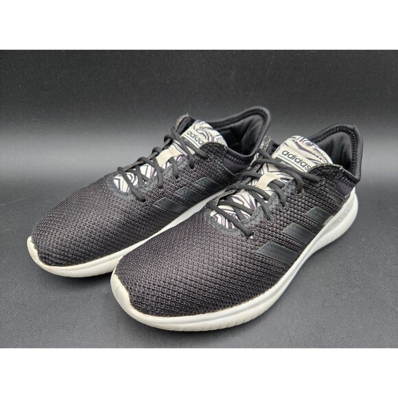 Adidas Shoes Womens 6.5 Neo CF Qtflex DA9528 Black Running Sneakers - Picture 1 of 9